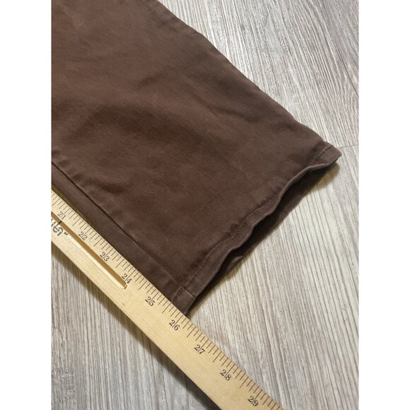 Gloria Vanderbilt Amanda High Rise Brown Jeans Size 16 Womens Casual Pants - Picture 4 of 7